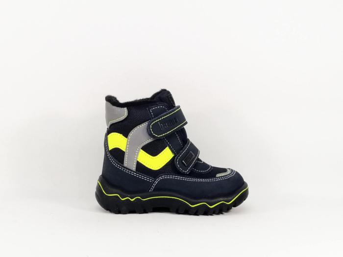 Moon boots garçon bébé pas cher fourré à velcro destockage IMAC BAMA 434633 imperméable