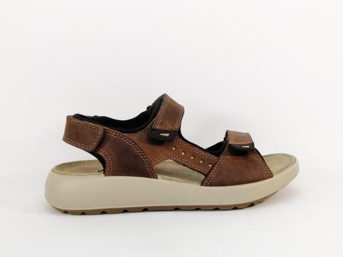 Sandale de marche homme confortable à velcro destockage IMAC ARA 754225 à pas cher