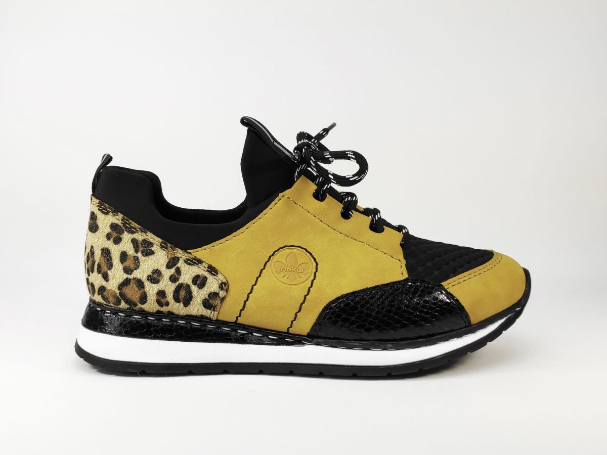 Basket Sportswear Jaune RIEKER Femme I Pointure Plus
