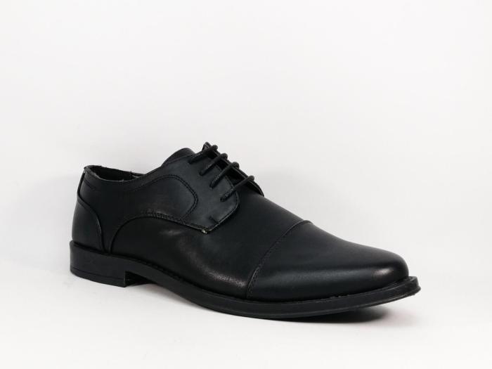 Chaussure de mariage homme chic destockage CASANOVA dauos noir à pas cher