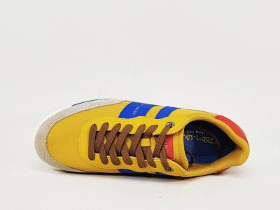 Basket tendance homme jaune confortable en destockage TEDDY SMITH 120300 à pas cher