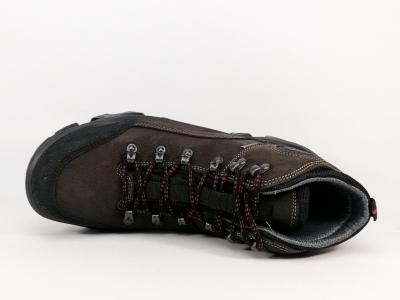 Chaussure randonnée montante cuir marron waterproof destockage IMAC 254008 homme