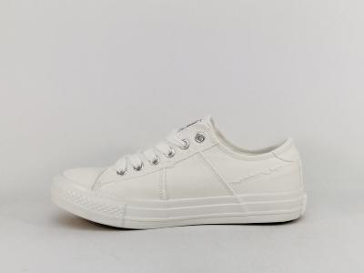 Basket blanche femme toile souple confortable BANANA MOON ratisse à pas cher