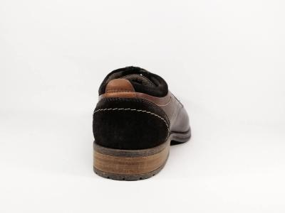 Chaussure habillée cuir marron effet vieilli homme destockage CASANOVA gamo