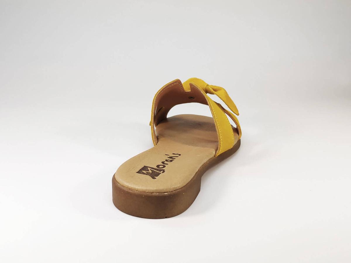 mules jaune moutarde