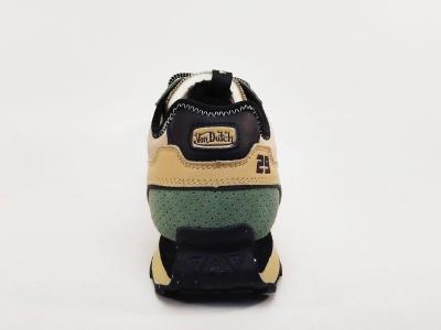 Sneakers homme tendance destockage VON DUTCH volf kaki confortable à pas cher