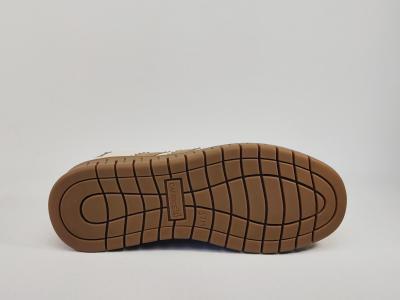 Basket femme pieds larges sensibles cuir souple grande largeur H CAPRICE 23762 climotion