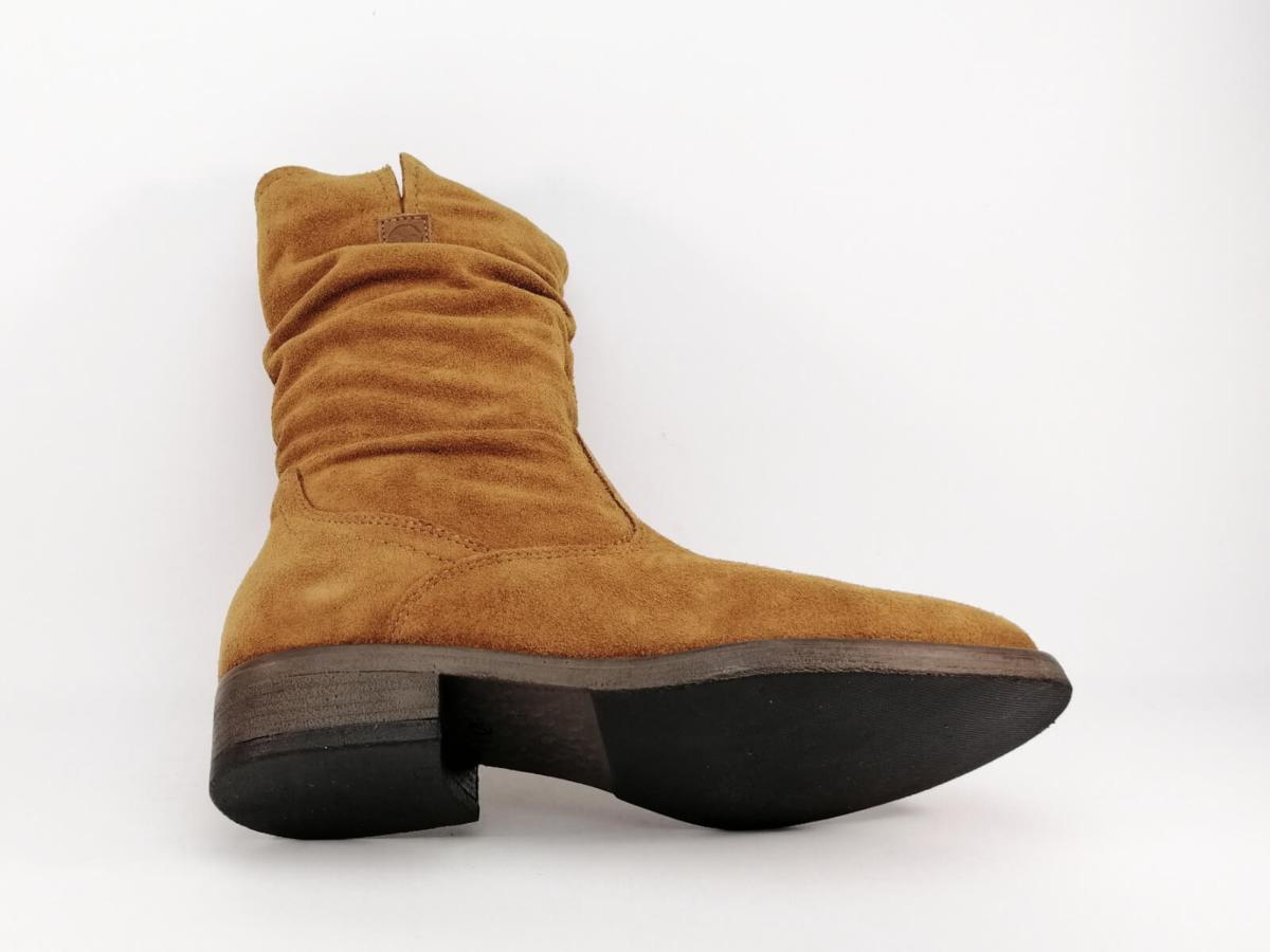 bottes femme nubuck camel