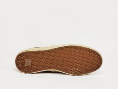 Chaussure homme toile kaki pas cher sans lacets semelle corde TERRE DE MARINS bespa