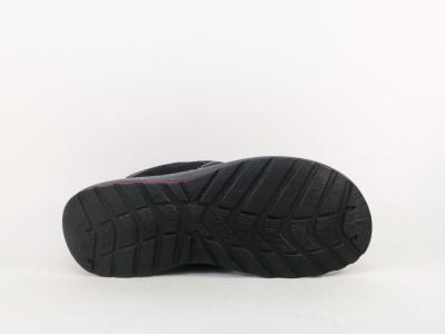 Tong homme confortable cuir marine destockage MORAN'S tapli à pas cher