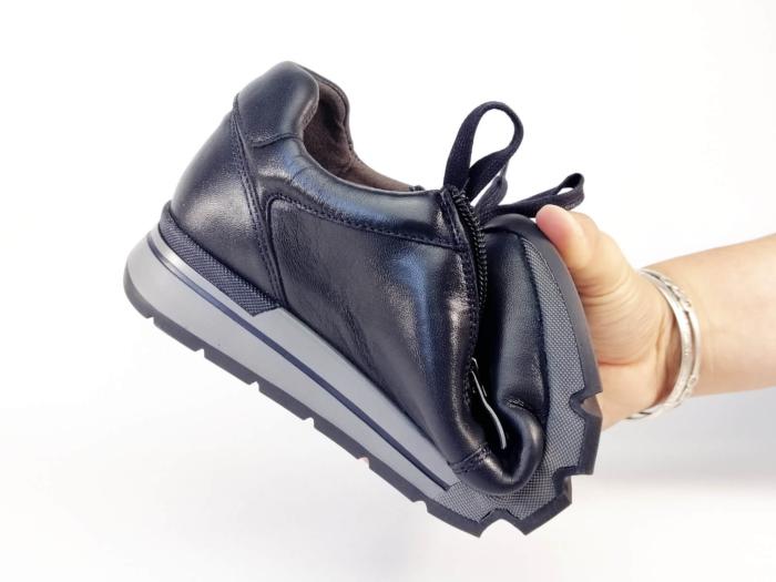 Basket Femme Pieds Larges Cuir CAPRICE I Pointure Plus