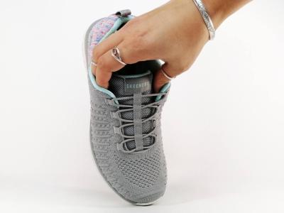Basket SKECHERS femme destockage sans lacets, pieds larges, semelle à mémoire de forme Virtue 104411