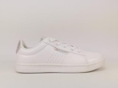 Basket blanche femme pas cher tendance KAPPA Tchouri lace en destockage