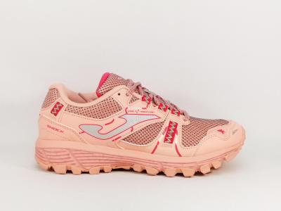 Chaussure trail femme à pas cher confort destockage JOMA tk shock 2213 rose