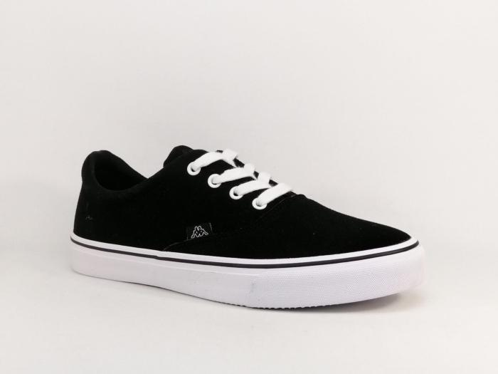 Basket noire homme tendance à pas cher destockage KAPPA logo nisio 3 confort