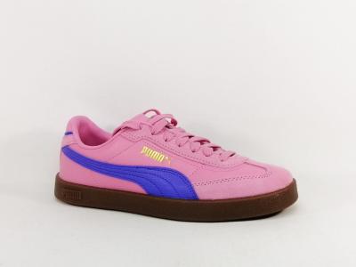 Basket femme PUMA club II era rose tendance et souple en destockage  pas cher