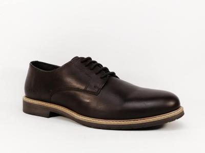 Chaussures de ville cuir marron destockage KICKERS Oxbrok homme