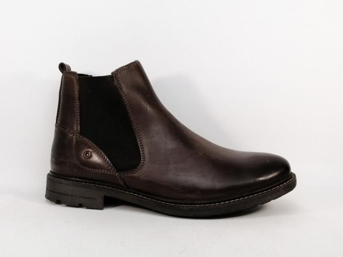 Chelsea boot homme cuir marron confortable chic destockage MORAN'S tubay