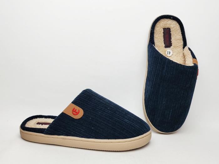 Pantoufle homme confort tendance à pas cher EMINENCE bonclay marine