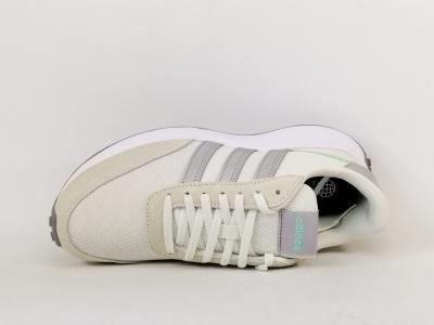 Basket femme ADIDAS run70 beige destockage à pas cher confortable tendance