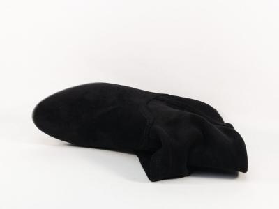 Botte chaussette femme haute stretch noire à talon CAPRICE 25506 vegan confortable