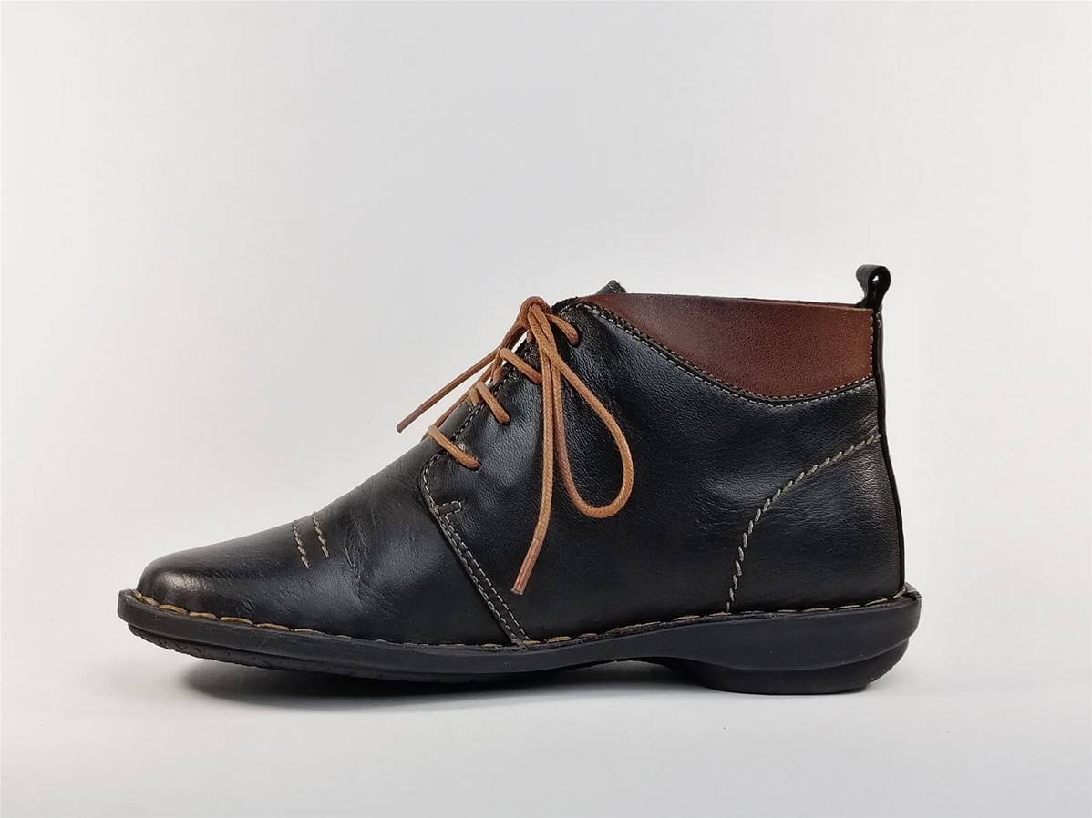 bottillon femme cuir noir