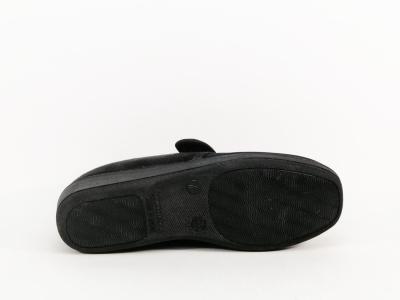 Chausson scratch femme confort souple noir CHIC & RELAX ponfuto à pas cher pieds sensibles