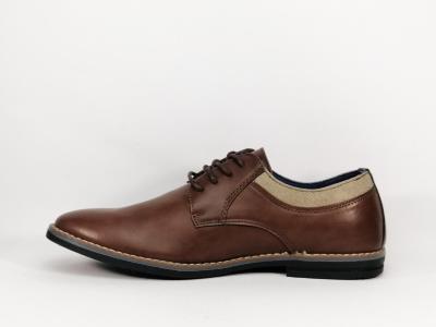 Derby de ville chic habillé marron destockage STANFORD trust pour homme