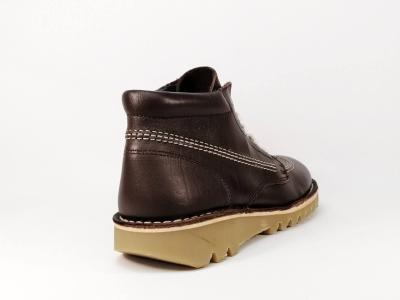 Chaussure montante cuir marron Destockage ALCE SHOES 21031 pour Femme