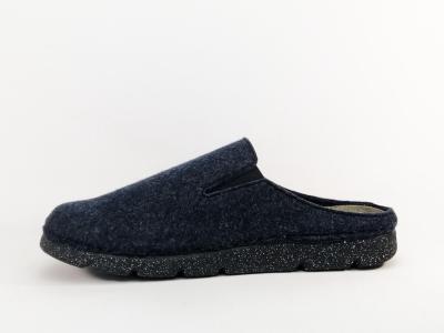 Pantoufle sabot homme confortable dessus recyclé semelle cuir CHIC & RELAX Ploumi