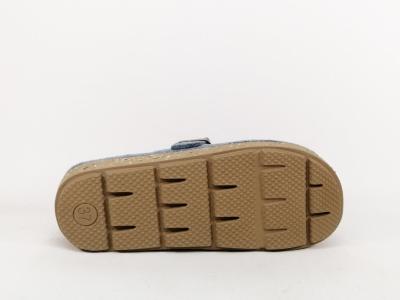 Sabot femme feutre recyclé bleu CHIC & RELAX malpenza confortable