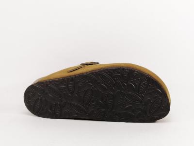 Sabot homme cuir confort marron semelle à mémoire de forme PLAKTON blog tendance
