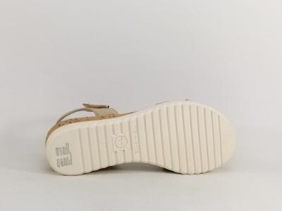 Sandale femme TAMARIS doré 28106 compensée chic et confortable à pas cher
