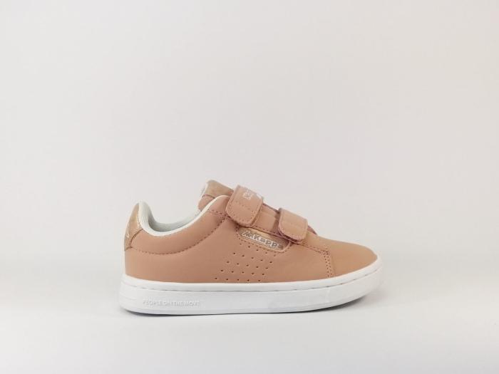 Basket à velcro en simili cuir rose KAPPA Tchouri pour fille