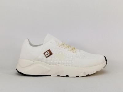 Basket toile blanche femme souple et à pas cher destockage STREETER bejy