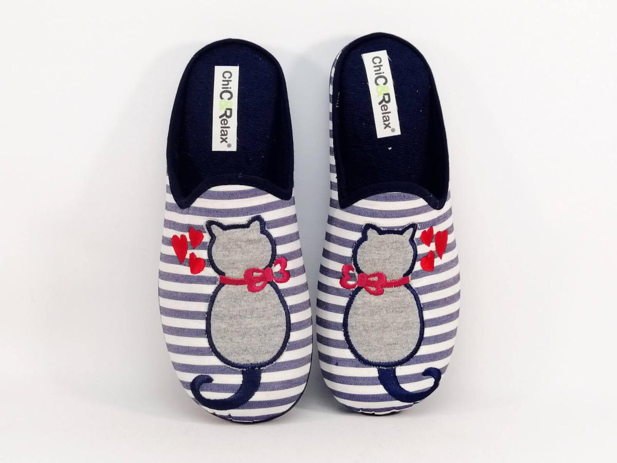 Chaussons cuir souple Chat pour bébé enfants femme homme