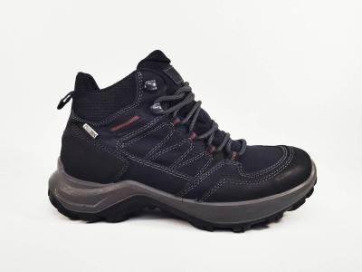 Chaussure randonnée femme montante noire imperméable en destockage IMAC 858908 confort à pas cher