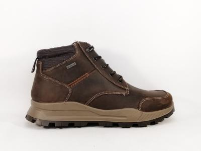 Chaussures montantes homme cuir marron goretex confortables destockage IMAC ARA 452215