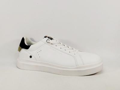 Basket blanche homme sans lacets confortable destockage REFRESH 173060 à pas cher