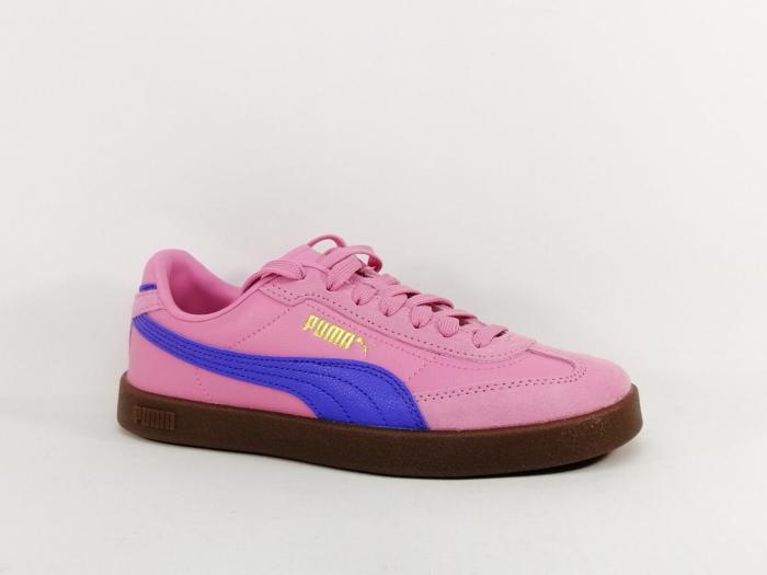 Basket femme PUMA club II era rose tendance et souple en destockage à pas cher
