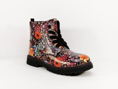 Boots style doc motif fleurs SUPREMO 2140206 à pas cher pour fille