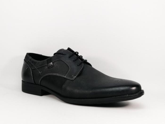 Chaussure habillée en cuir noir HARTFORD gozi pour homme en destockage