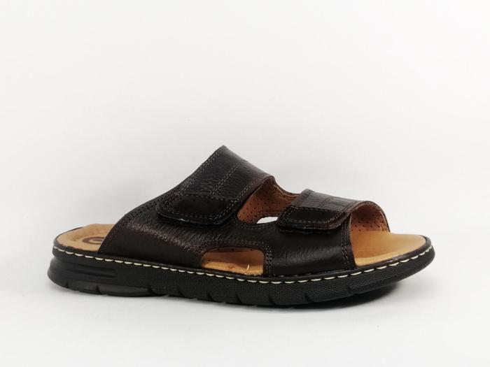 Dimaro Mules Cuir Heller Pantoufles Homme Cuir Mules D'intérieur