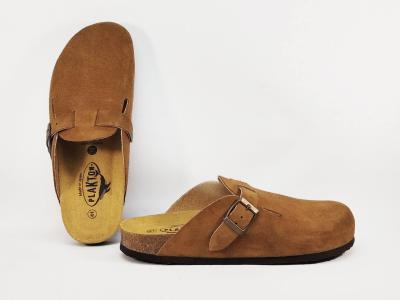 Sabot homme cuir confort marron semelle à mémoire de forme PLAKTON blog roble tendance