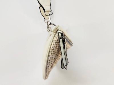 Sac banane femme pas cher chic beige raphia tendance MARO S12-27 offwite