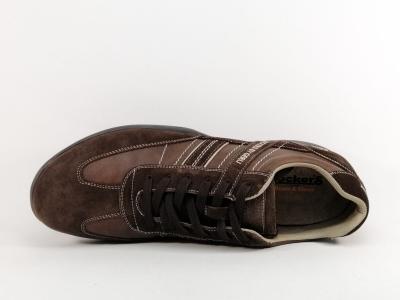 Basket homme grande pointure cuir marron confortable DOCKERS 54HT001 tendance