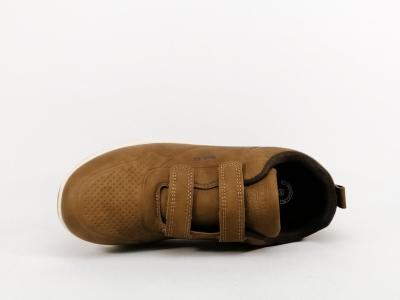 Basket à scratch homme pas cher camel tendance ROUTE 66 poe pieds larges
