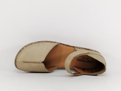 Chaussure grande taille femme fermée devant confortable en destockage JOSEF SEIBEL rosalie 42 beige