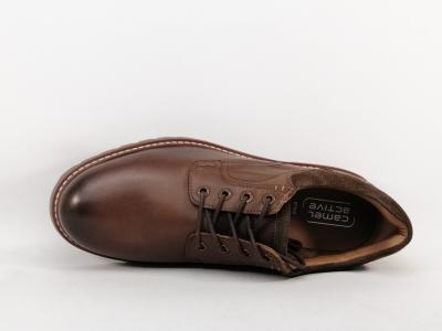 Chaussure homme derby marron cuir souple et confortable destockage CAMEL ACTIVE 57TRA06