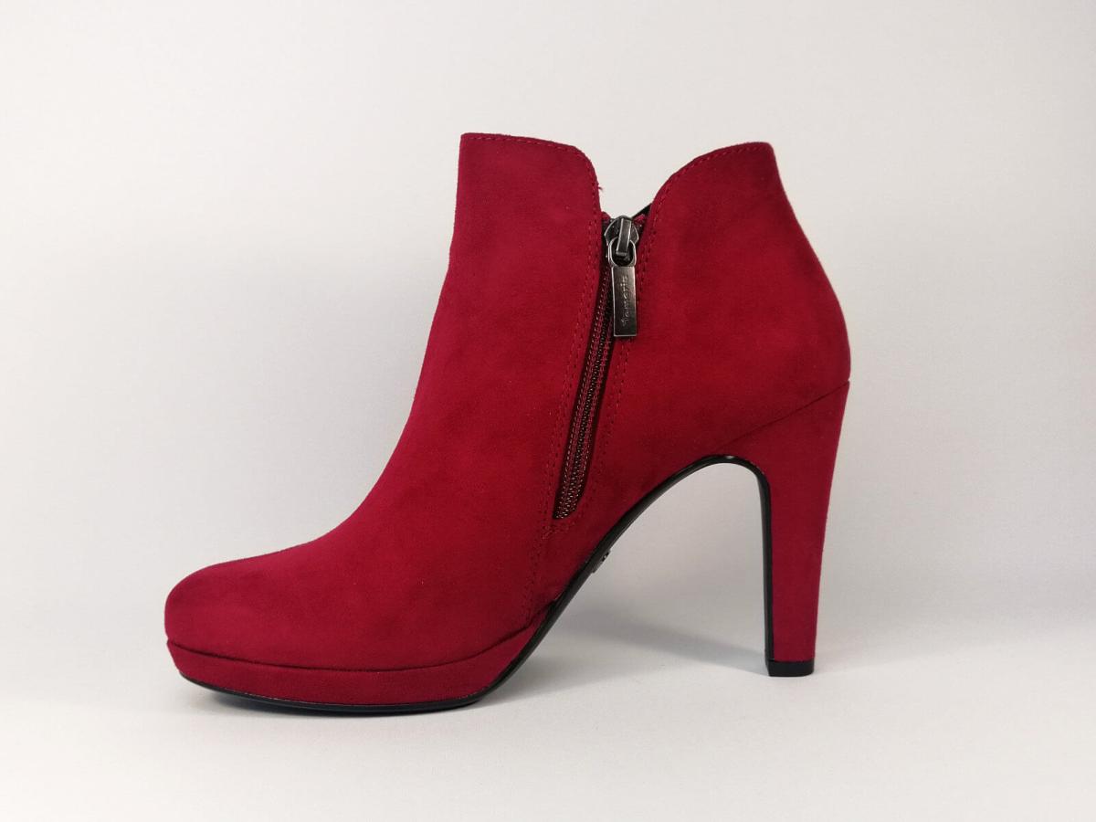 tamaris bottine rouge